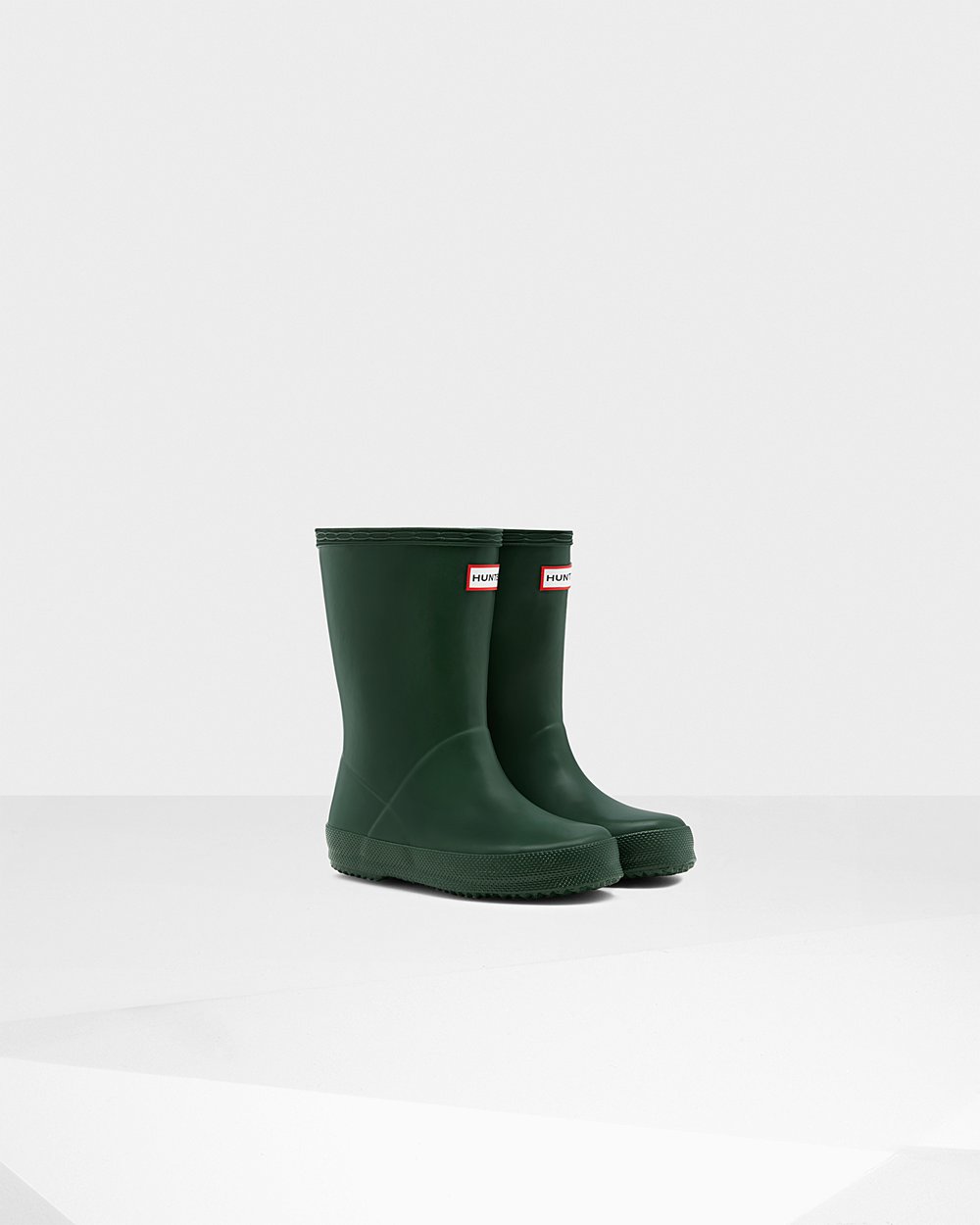 Bottes de Pluie Hunter Original First Classic Enfant Vert FSLAJQO-39